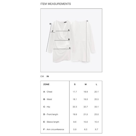 New Zara Short Soft Dress Size Small - Picture 9 of 9